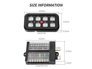 Cali Raised Led Cr2401 Switch Panel||cr2401_3.Jpg||88||crlcr2401||1257718