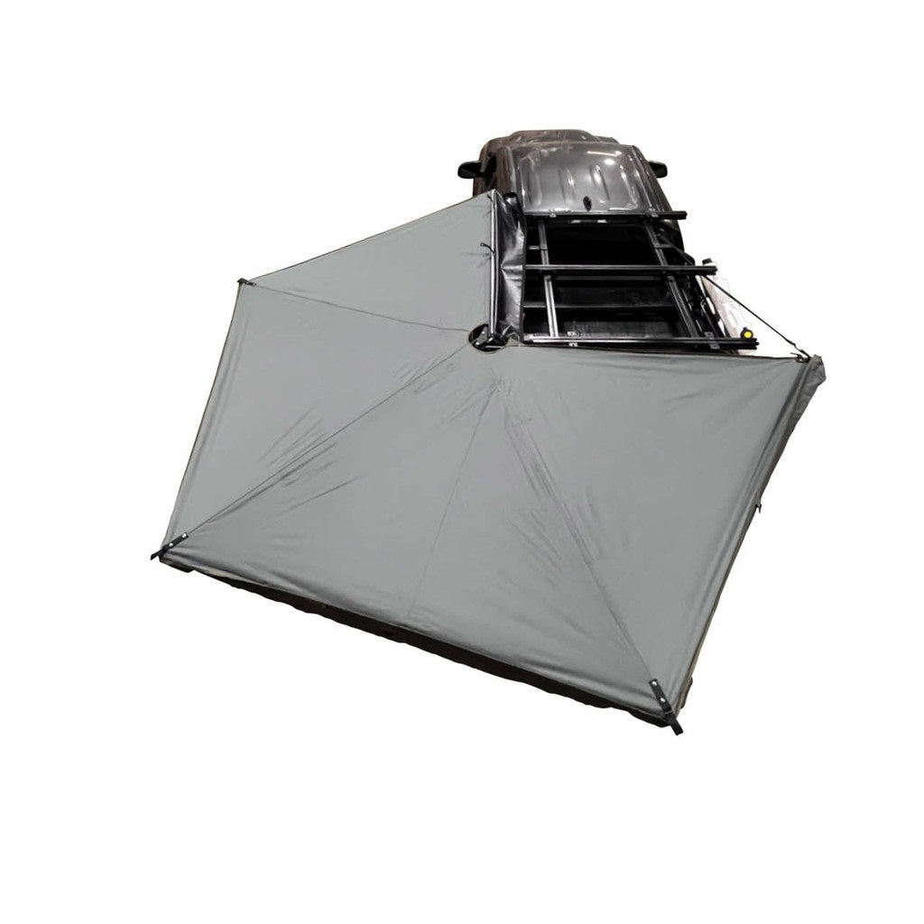 Product of Overland Vehicle Systems 19679907 SUV/Pickup Overlanding Manual Awning , Gray Solid 