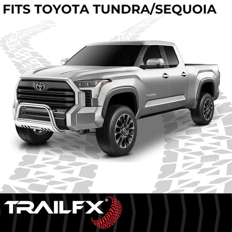 Product of TrailFX 8956422 Bull Bar Polished 3 Inch Yes with skid plate 