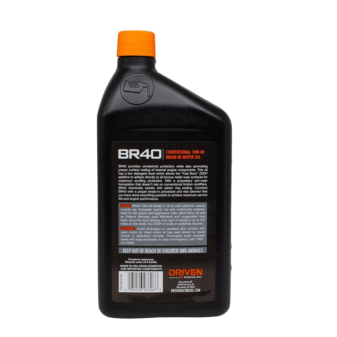 Driven Racing Oil/ Joe Gibbs 03706 Break-In Oil||03706-Br40-Back.Jpg||86||j4003706||1725639