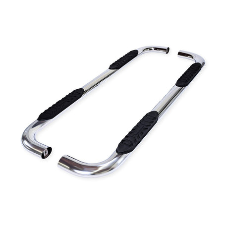 Product of TrailFX A1013S TFX 4" Oval Tube Side Steps Nerf Bar With Surface Steps 