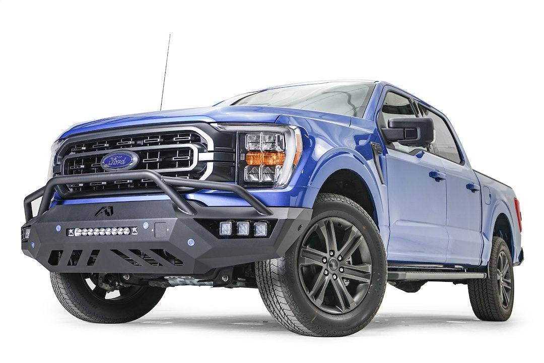 Product of Fab Fours FF21-V5152-1 Vengeance Steel Powder Coated Bumper 
