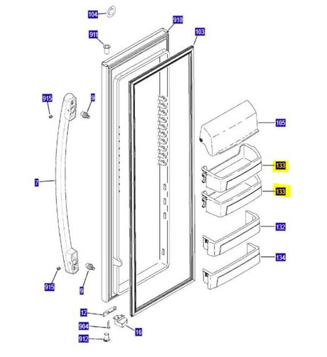 Ge Appliances Wr71x38318 Refrigerator Shelf||wr71x38318_1.Jpg||86||geawr71x38318||2252747
