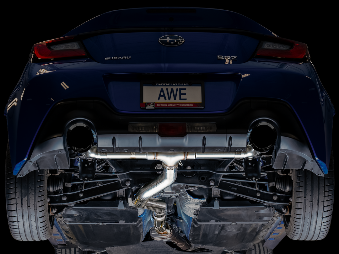 Product of AWE Tuning 3020-33279 Track Edition Cat-Back System Single Exhaust System Kit 