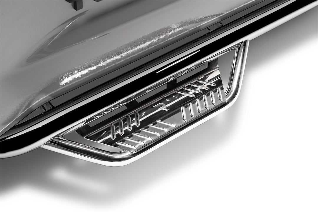 Product of N-Fab HPD0984CC-SS Podium Nerf Bar With Drop Down Steps 