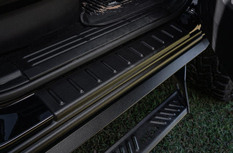 Product of Bushwacker 14067 Black Thermoplastic Olefin Flat Rocker Panel Guard 