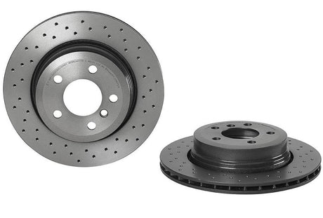 Product of Brembo 0995731XC02 Xtra Vented Cross Drilled 1 Piece Brake Rotor 