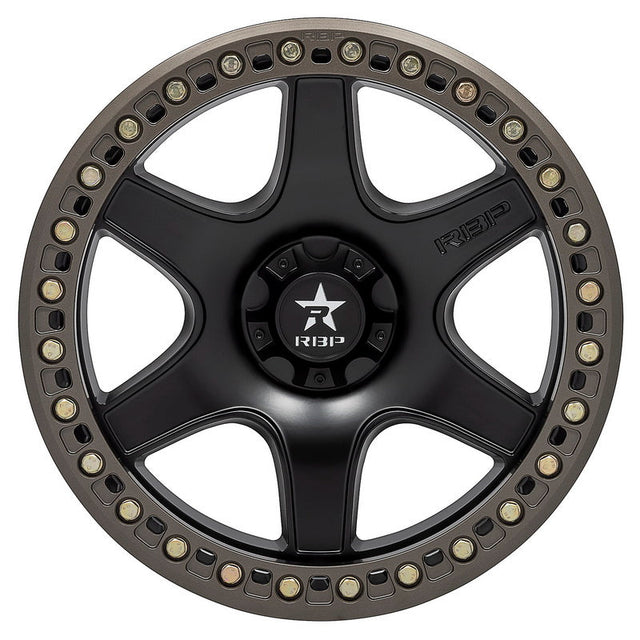 Product of RBP (Rolling Big Power) 17x9 Black With Bronze Bead Lock Ring Wheel - 8x6.50 Bolt Pattern 