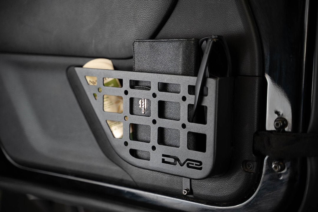 Dv8 Offroad Mpjk-07 Molle Cargo Panel||2011-2018-Jeep-Wrangler-Jk-Slim-Front-Door-Molle-Pockets-Installed-9.Jpg||95||dv8mpjk07||1628274