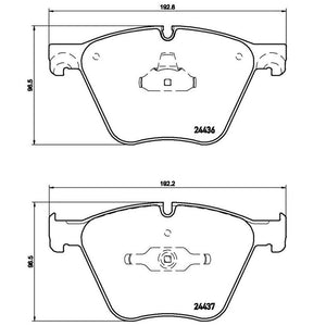 Product of Brembo P06073 Brake Pad - Set Of 4 
