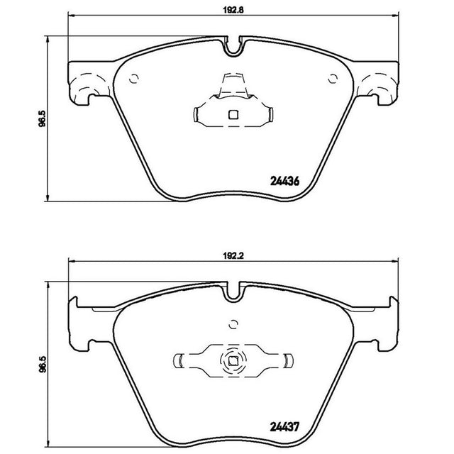 Product of Brembo P06073 Brake Pad - Set Of 4 