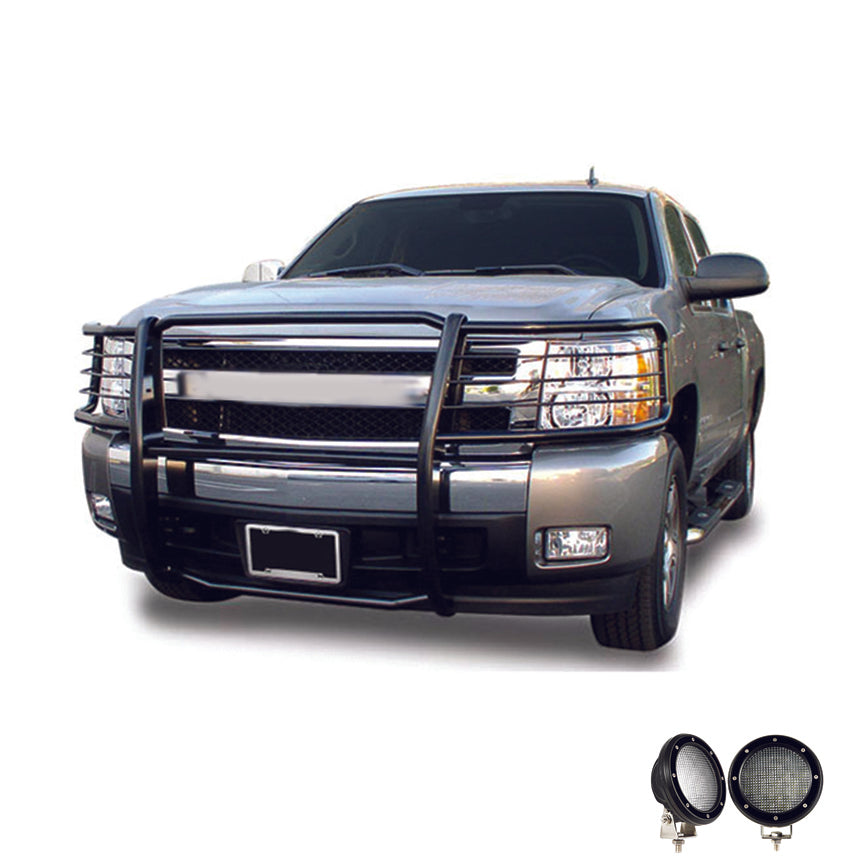 Product of Black Horse Offroad 17GT28MA-PLFB Grille Guard  