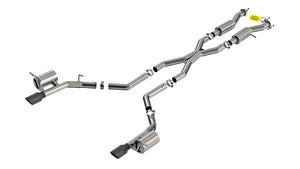 Product of Borla 140886BC ATAK ® Series Cat Back System Dual Exhaust System Kit 