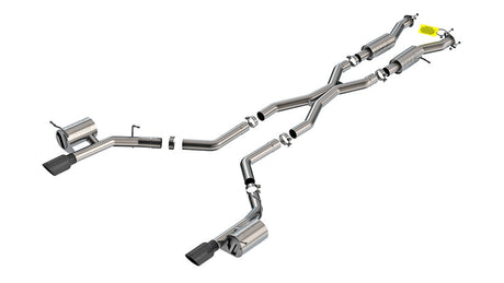 Product of Borla 140886BC ATAK ® Series Cat Back System Dual Exhaust System Kit 