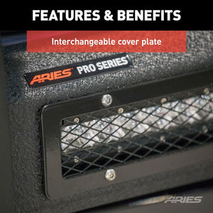 Product of Aries P1053 Grille Guard Black Textured Powder Coated 