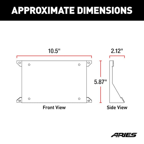 Aries 2169000 License Plate Bracket||2169000_3008x1990_Ca.Jpg||86||a1s2169000||1136233