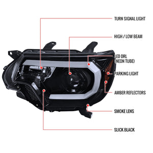Spec-D Tuning 2lhp-Tac12g-Tm Headlight Assembly||2lhp-Tac12g-Tm_8.Jpg||93||sdthptac12gtm||1274513