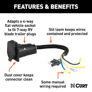 Curt 57184 Trailer Wiring Connector Adapter||57184_3008x1990_Fa.Jpg||88||c9357184||969531