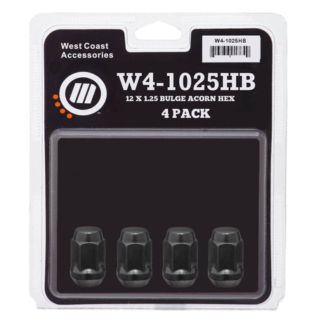 West Coast Wheel Accessories W4-1025hb Lug Nut||wcww4-1025hb.Jpg||85||wcww41025hb||1157711