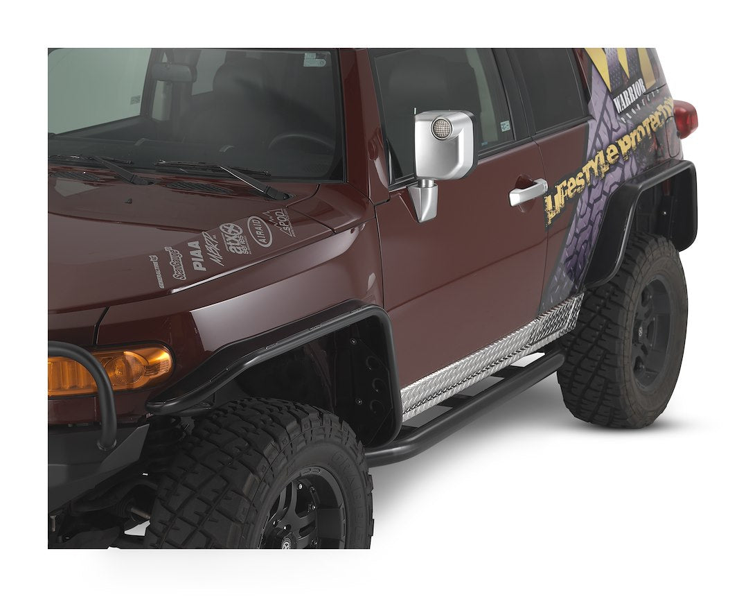 Product of Warrior Products S3002 Non-Exposed Fasteners Black Fender Flare - Set Of 2 