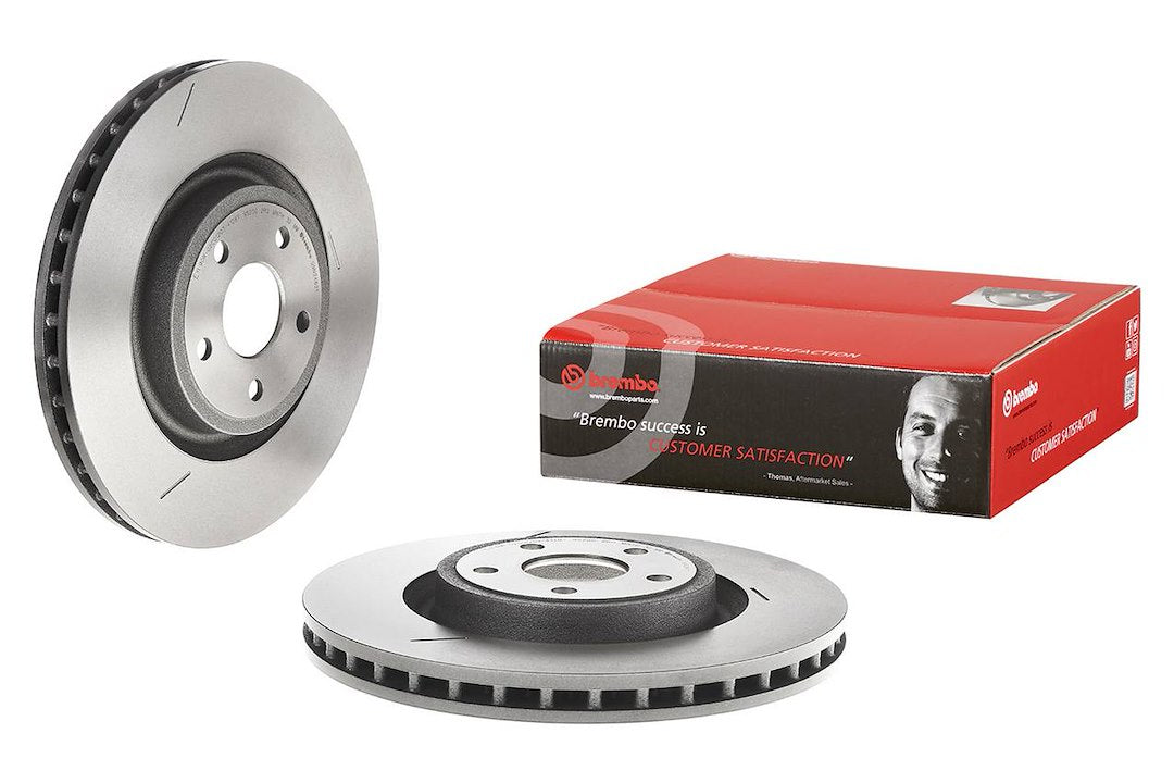 Product of Brembo 09N24621C02 Vented 1 Piece Brake Rotor 