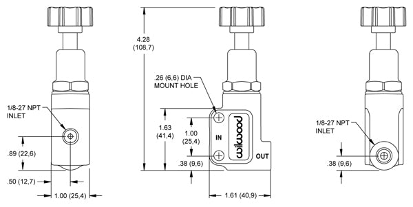 Wilwood Brakes 260-8419 Brake Proportioning Valve||260-8419_1.Jpg||86||w642608419||1166745