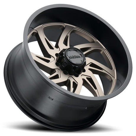 Product of Ultra Wheel 20x9 Bronze With Black Lip Wheel - 8x6.69 Bolt Pattern 