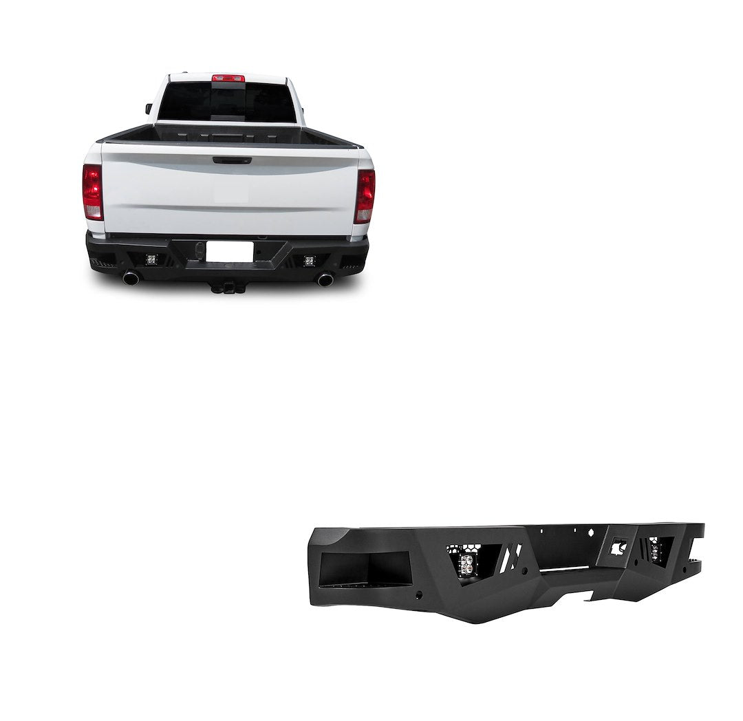 Product of Black Horse Offroad ARB-RA20-KIT Armour Steel Matte Powder Coated Bumper 