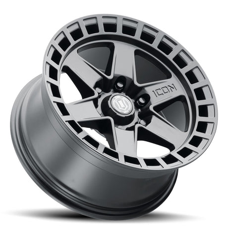 Product of Icon Vehicle Dynamics 17x8.5 Black Wheel - 6x5.31 Bolt Pattern 