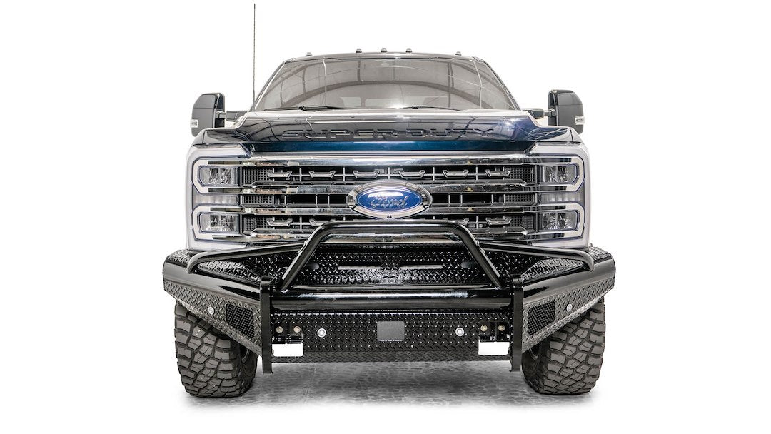 Product of Fab Fours FS23-S5962-1 Black Steel Steel Gloss Powder Coated Bumper 