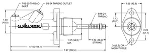 Product of Wilwood Brakes 260-6087 Brake Master Cylinder