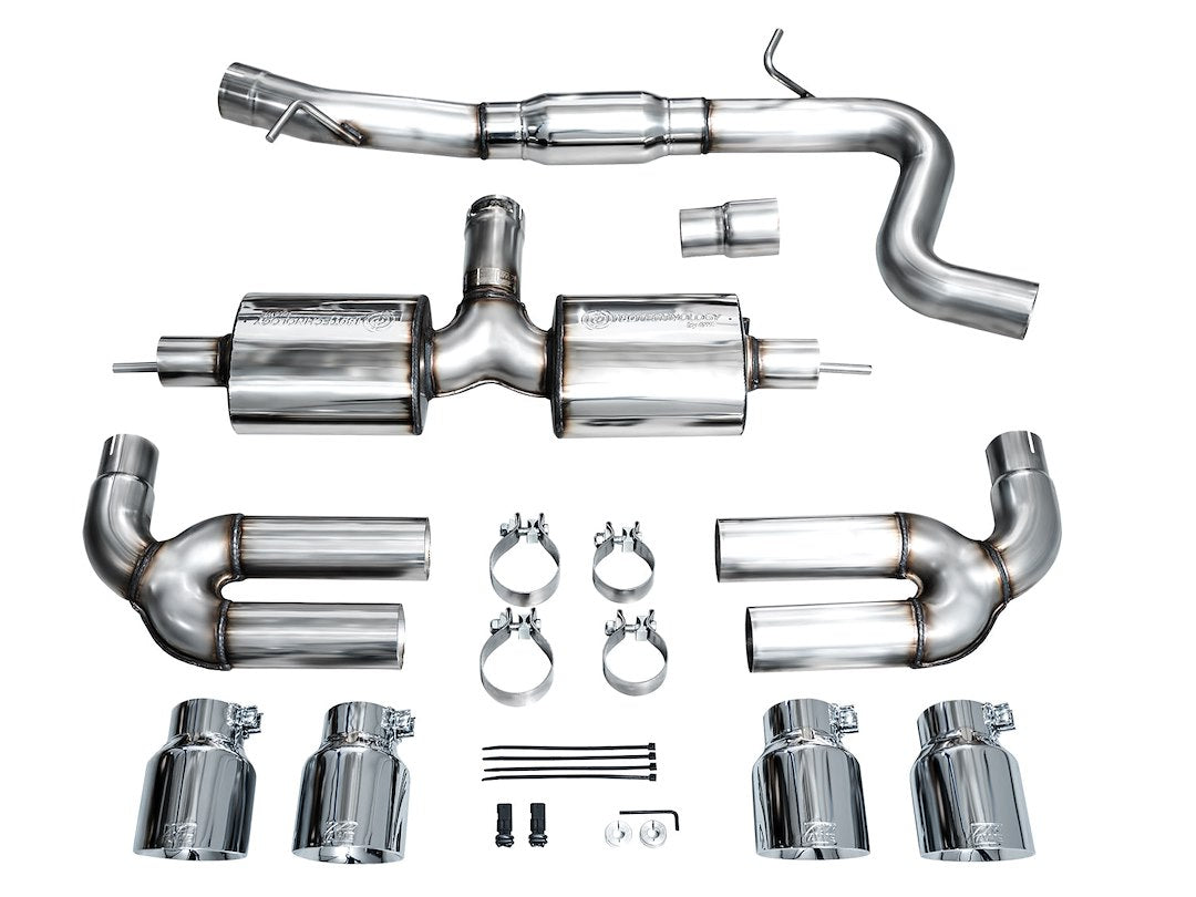 Product of AWE Tuning 3015-42897 Touring Edition Cat-Back System Exhaust System Kit 