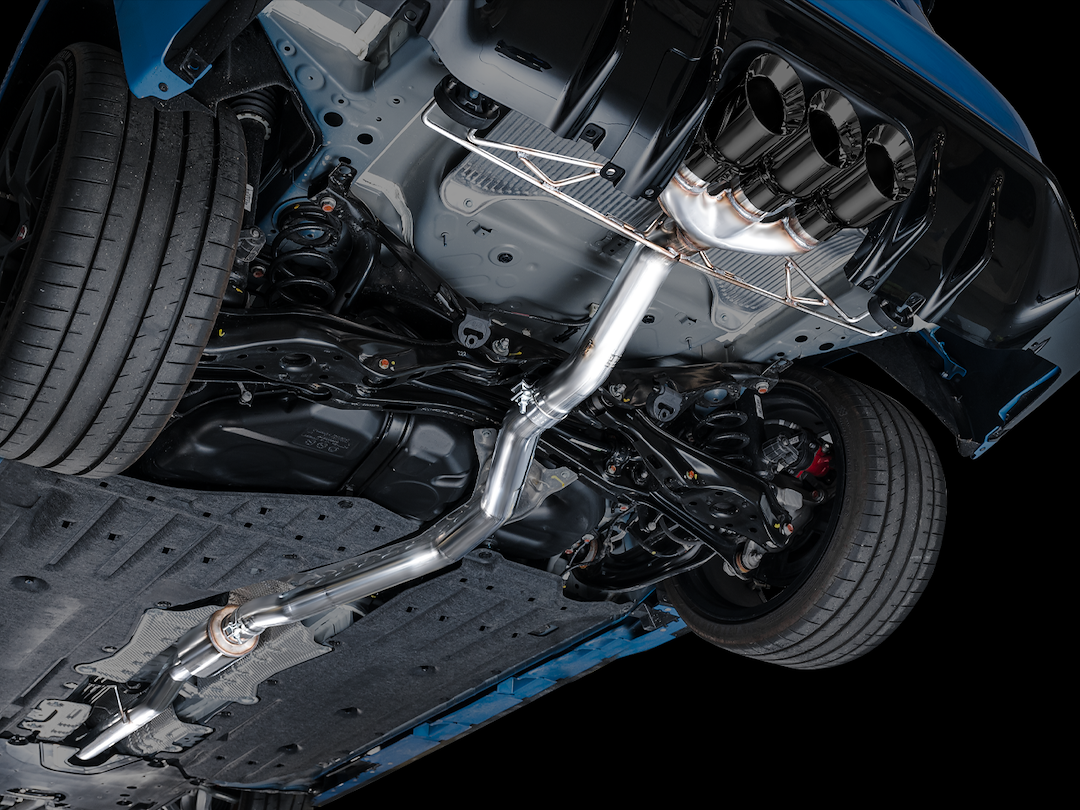 Product of AWE Tuning 3020-53287 Track Edition Cat-Back System Dual Exhaust System Kit 