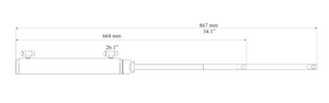 Uflex Uc132-Obs Boat Steering System Cylinder||uc132-Obs_1.Png||86||ufxuc132obs||2265735