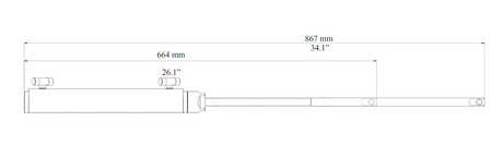 Uflex Uc132-Obs Boat Steering System Cylinder||uc132-Obs_1.Png||86||ufxuc132obs||2265735