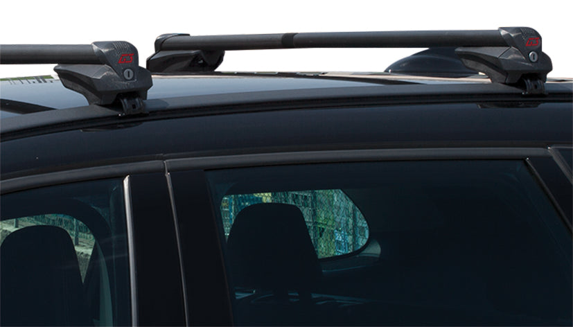 Product of G3 S.p.A. 61.300 30.32 Inch To 45.28 Inch Black Roof Rack Cross Bar - Set Of 2 