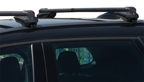 Product of G3 S.p.A. 61.300 30.32 Inch To 45.28 Inch Black Roof Rack Cross Bar - Set Of 2 
