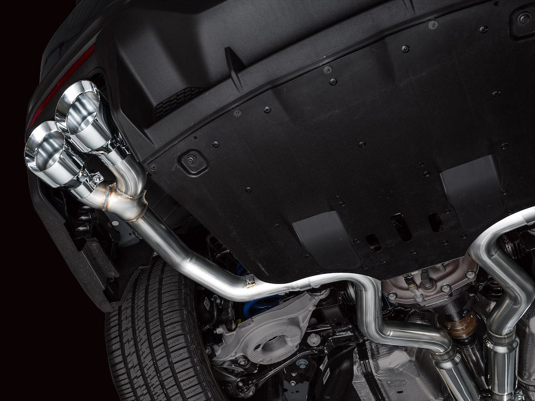 Product of AWE Tuning 3020-42375 Track Edition Cat-Back System Dual Exhaust System Kit 