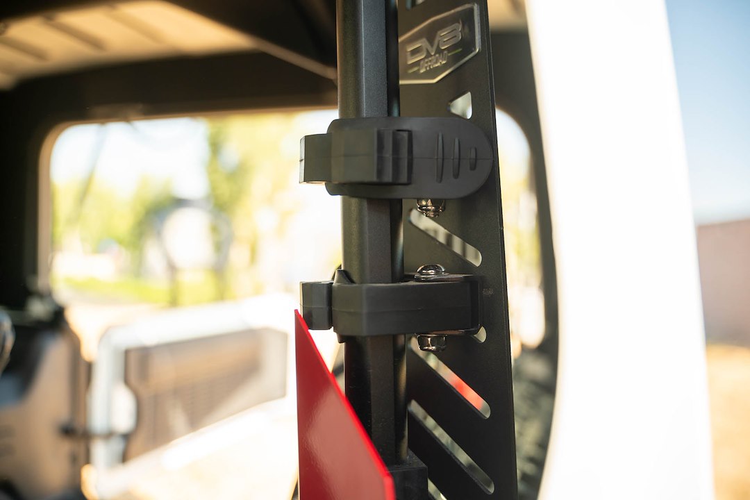 Dv8 Offroad Unrm-01 Molle Cargo Panel Tool Clamp||universal-Quick-Release-Tool-Mounts-Pair-Installed-2.Jpg||90||dv8unrm01||1629589