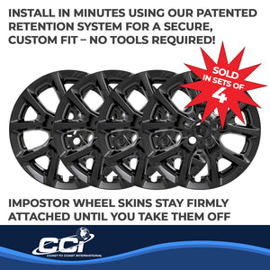 Product of Coast To Coast IWCIMP382BLK Black Set Of 4 
