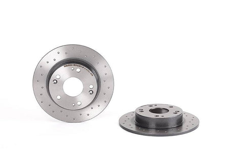 Product of Brembo 08A1471XC02 Xtra Solid Cross Drilled 1 Piece Brake Rotor 