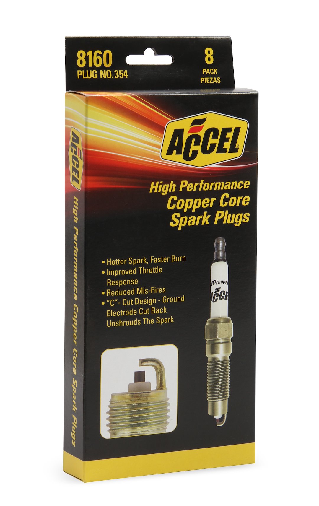 Accel Ignition 8160 Spark Plug||8160_Package.Jpg||86||a368160||1485852