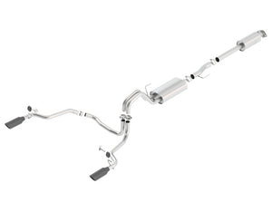 Product of Borla 140614BC Touring Cat Back System Single Exhaust System Kit 