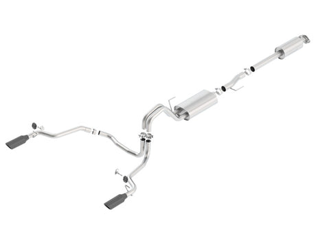 Product of Borla 140614BC Touring Cat Back System Single Exhaust System Kit 