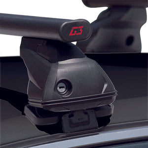 Product of G3 S.p.A. 65.130 50 Inch Black Roof Rack Cross Bar - Set Of 2 