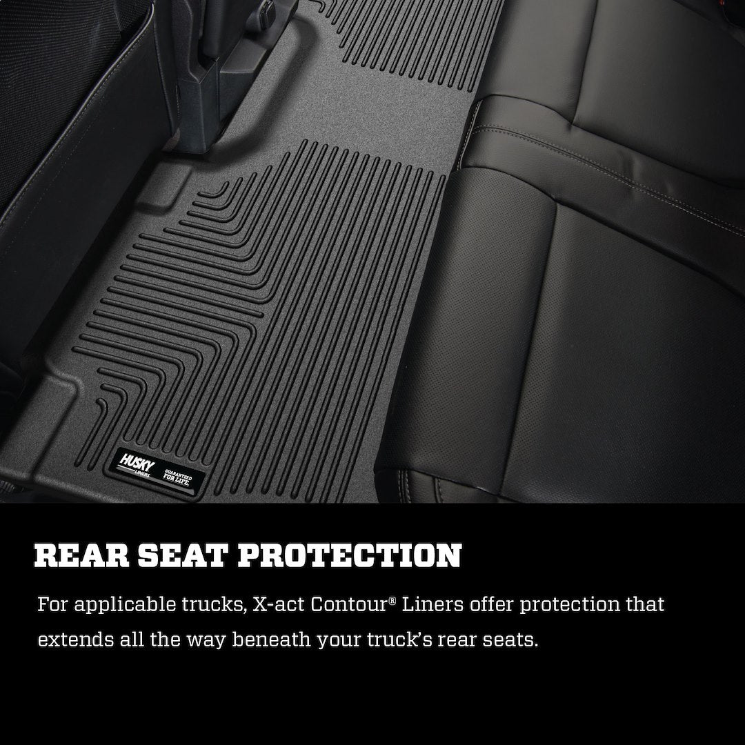 Product of Husky Liner X-act Contour™ 53498 Black Thermoplastic Elastomer (TPE) Floor Liner 