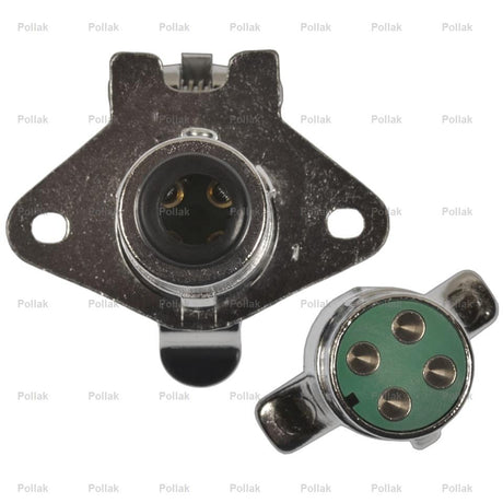 Product of Pollak 11-408P 4 Round Trailer Wiring Connector 