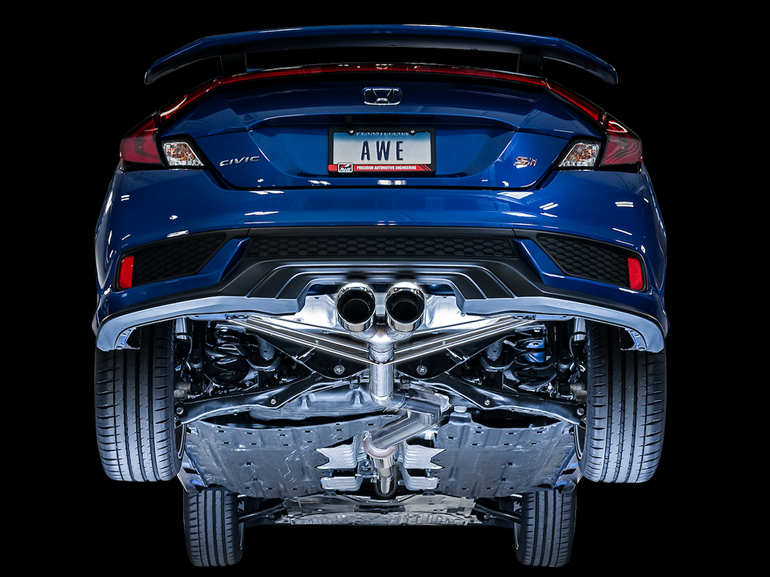Product of AWE Tuning 3020-32052 Track Edition Cat-Back System Single Exhaust System Kit 