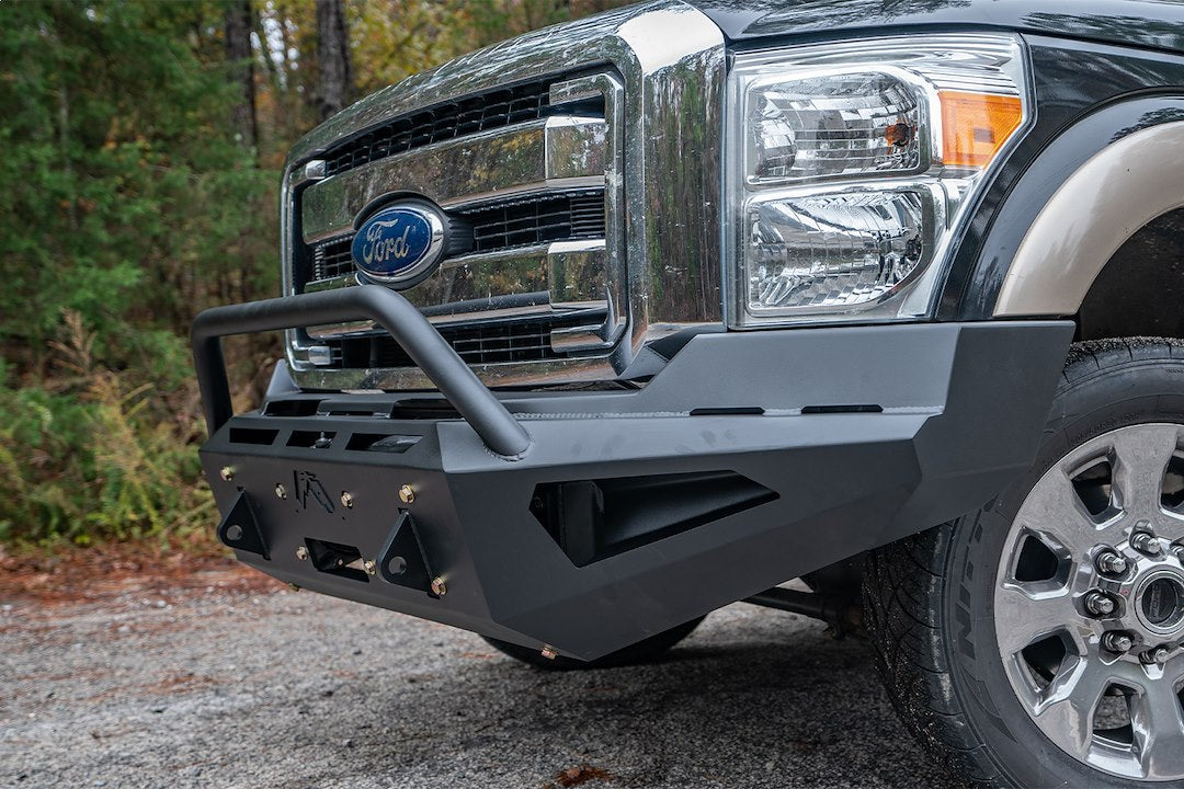 Product of Fab Fours FS11-RS2562-1 Red Steel Steel Powder Coated Bumper 