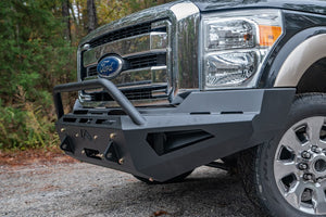 Product of Fab Fours FS11-RS2562-1 Red Steel Steel Powder Coated Bumper 